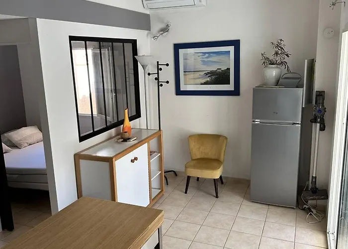 Holidayland 438 T2 Mezzanine 5 Couchages Climatisé Avec Véranda Apartamento Narbonne-Plage